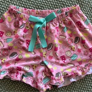 American Girl Pink Pajama Bottoms with Teal Bow